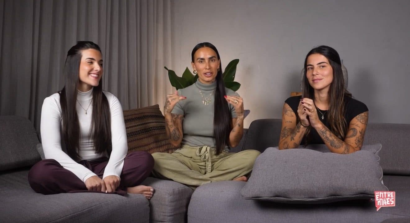 Clara, Isadora e Larissa, criadoras do Papo entre Mães